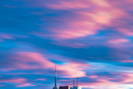 Sunset over Toronto