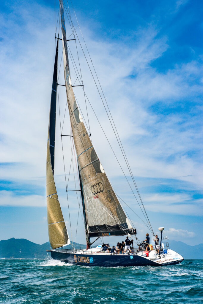 Chivas Racng boat at sea